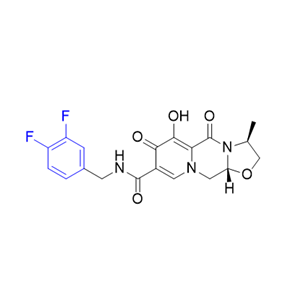 卡替拉韦杂质26,(3S,11aR)-N-(3,4-difluorobenzyl)-6-hydroxy-3-methyl-5,7-dioxo2,3,5,7,11,11a-hexahydrooxazolo[3,2-a]pyrido[1,2-d]pyrazine-8- carboxamide