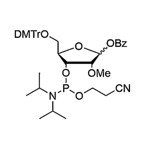 5-O-DMTr-1-O-Bz-2-O-Me-ribofuranose-3-CE-Phosphoramidite