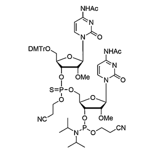 [5'-O-DMTr-2'-OMe-C(Ac)](P-thio-pCyEt)[2'-O-Me-C(Ac)-3'-CE-Phosphoramidite]