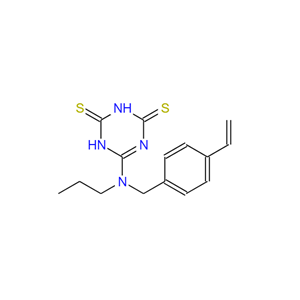6-(4-乙烯基苄基-正丙基)氨基-1,3,5-三嗪-2,4-二硫醇,1,3,5-Triazine-2,4(1H,3H)-dithione, 6-(4-ethenylphenyl)methylpropylamino-