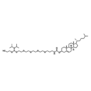 Cholesterol tetraethylene glycol (TetraEG) amidite (plant source)