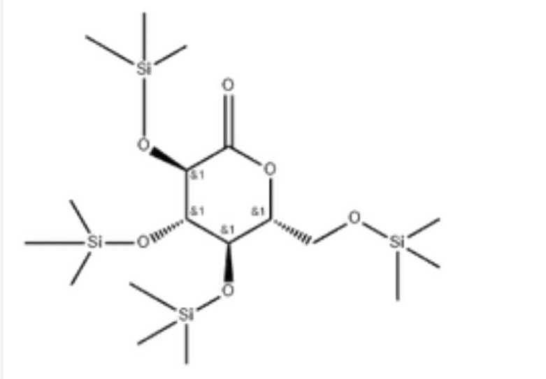 2,3,4,6-四-O-三甲基硅-D-吡喃葡萄糖酸-1,5-内酯,(3R,4S,5R,6R)-3,4,5-tris(triMethylsilyloxy)-6-((triMethylsilyloxy)Methyl)tetrahydro-2H-pyran-2-one