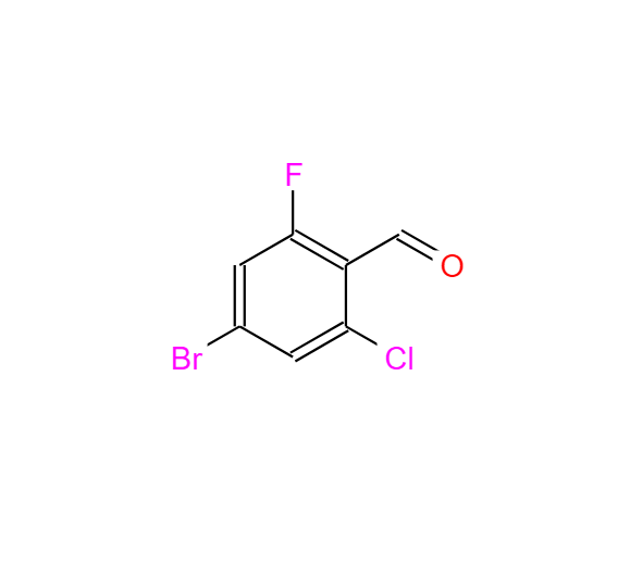 4-溴-2-氯-6-氟-苯甲醛,4-bromo-2-chloro-6-fluoro-Benzaldehyde