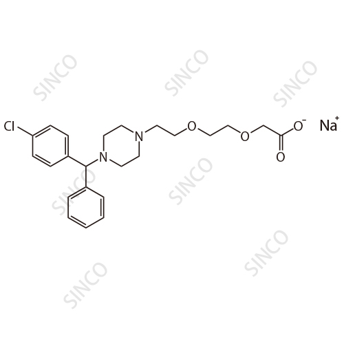 西替利嗪杂质E钠盐,Cetirizine Impurity E Sodium Salt