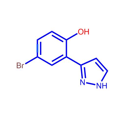 4-溴-2-(1H-吡唑-3-基)苯酚,4-Bromo-2-(1H-pyrazol-3-yl)phenol