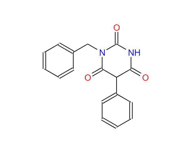 1-苄基-5-苯基巴比妥酸,1-Phenylmethyl-5-phenyl-barbituric acid