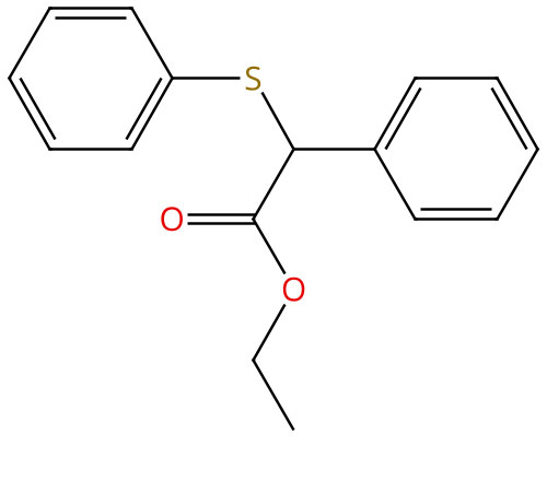 Benzeneacetic acid, a-(phenylthio)-, ethyl este,Benzeneacetic acid, a-(phenylthio)-, ethyl este