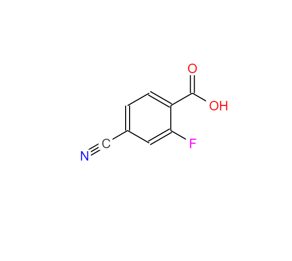 4-氰基-2-氟苯酸,4-CYANO-2-FLUOROBENZOIC ACID