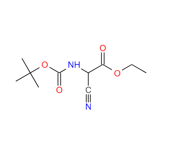 N-BOC-2-氨基-2-氰基乙酸乙酯,ETHYL 2-(TERT-BUTOXYCARBONYLAMINO)-2-CYANOACETATE