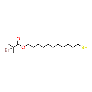 2-(2-溴异丁酰氧基)十一烷基硫醇,2-(2-Bromoisobutyryloxy)undecyl thiol