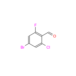4-溴-2-氯-6-氟-苯甲醛
