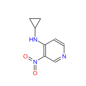 N-环丙基-4-氨基-3-硝基吡啶,4-(CYCLOPROPYLAMINO)-3-NITROPYRIDINE