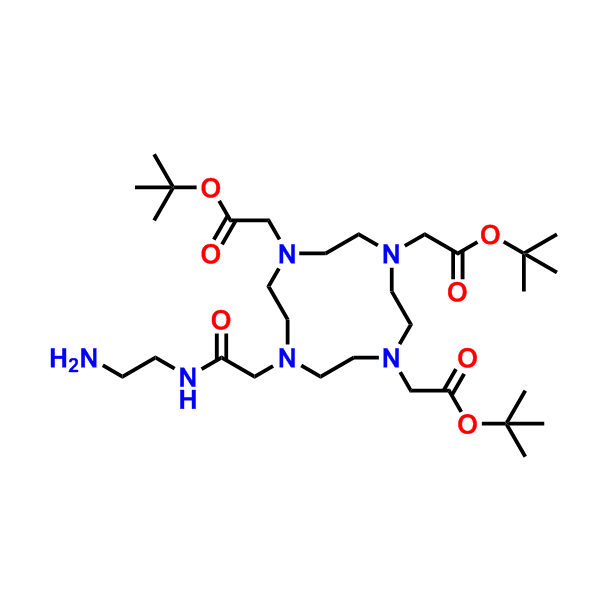 2,2',2''-(10-(2-((2-氨基乙基)氨基)-2-氧代乙基)-1,4,7,10-四氮杂环十二烷-1,4,7-三基)三乙酸三叔丁酯,Tri-tert-butyl 2,2',2''-(10-(2-((2-aminoethyl)amino)-2-oxoethyl)-1,4,7,10-tetraazacyclododecane-1,4,7-triyl)triacetate