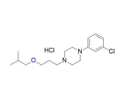 曲唑酮杂质12,1-(3-chlorophenyl)-4-(3-isobutoxypropyl)piperazine hydrochloride