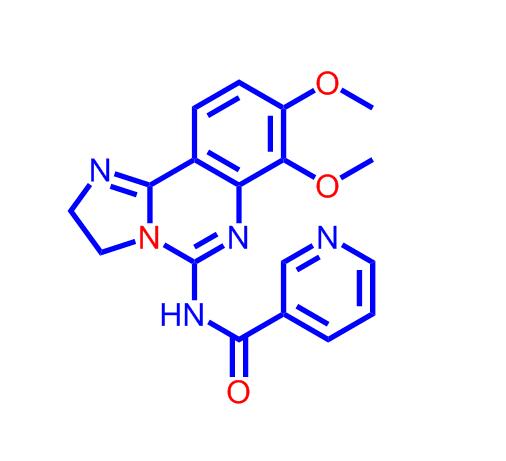 N-(2,3-二氫-7,8-二甲氧基咪唑并[1,2-C]喹唑啉-5-基)-3-吡啶甲酰胺,N-(7,8-dimethoxy-2,3-dihydroimidazo[1,2-c]quinazolin-5-yl)nicotinamide