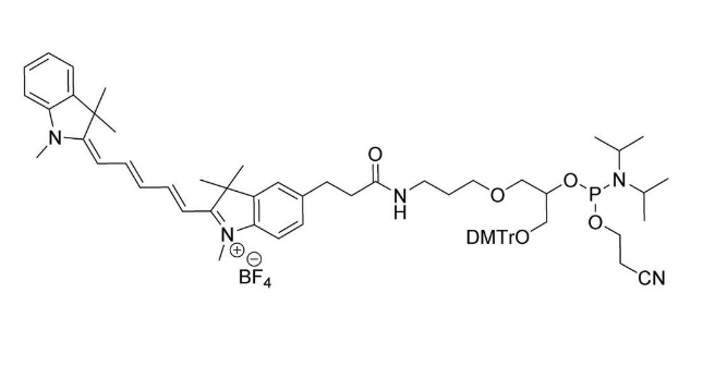 X,5'-Cyanine 5 CE-Phosphoramidite,X,5'-Cyanine 5 CE-Phosphoramidite