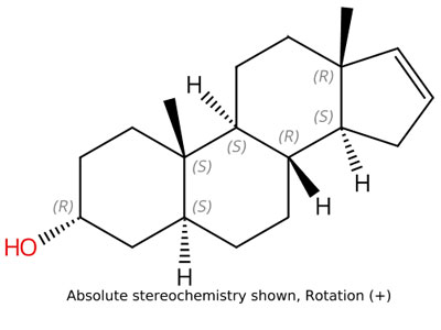 (3α,5α)-16-烯-3-甾醇,5α-androst-16-en-3α-ol