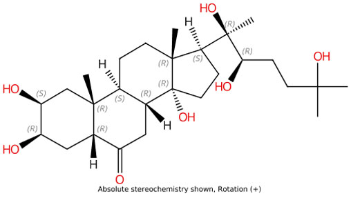 14-羟基芸苔素甾醇,Cholestan-6-one, 2,3,14,20,22,25-hexahydroxy-, (2β,3β,5β,22R)