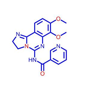 N-(2,3-二氢-7,8-二甲氧基咪唑并[1,2-C]喹唑啉-5-基)-3-吡啶甲酰胺677338-12-4