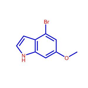 4-溴-6-甲氧基-1H-吲哚,4-Bromo-6-methoxy-1H-indole