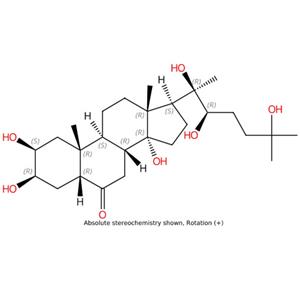 14-羟基芸苔素甾醇,Cholestan-6-one, 2,3,14,20,22,25-hexahydroxy-, (2β,3β,5β,22R)