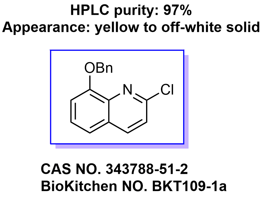 8-(苄氧基)-2-氯喹啉,8-(benzyloxy)-2-chloroquinoline