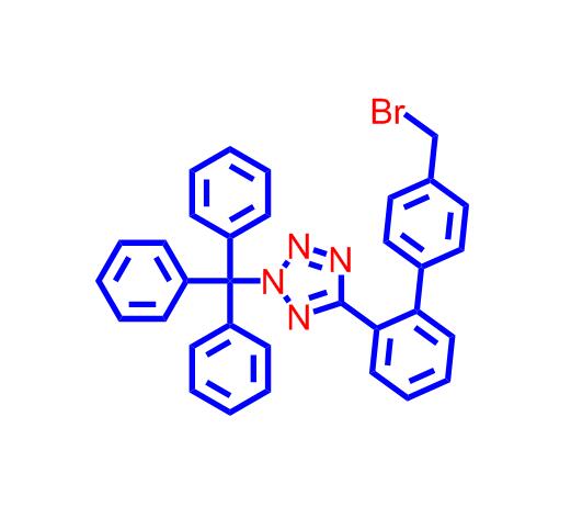 5-[4'-(溴甲基)-[1,1'-联苯]-2-基]-2-(三苯基甲基)-2H-四氮唑,5-[4'-(Bromomethyl)-[1,1'-biphenyl]-2-yl]-2-(triphenylmethyl)-2H-tetrazole