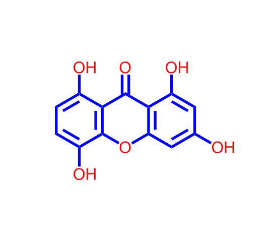 去甲基雏叶龙胆酮,1,3,5,8-Tetrahydroxyxanthone