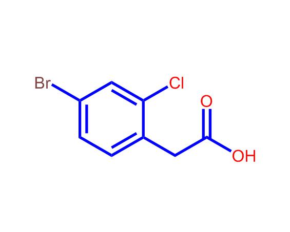 2-(4-溴-2-氯苯基)乙酸,2-(4-Bromo-2-chlorophenyl)aceticacid