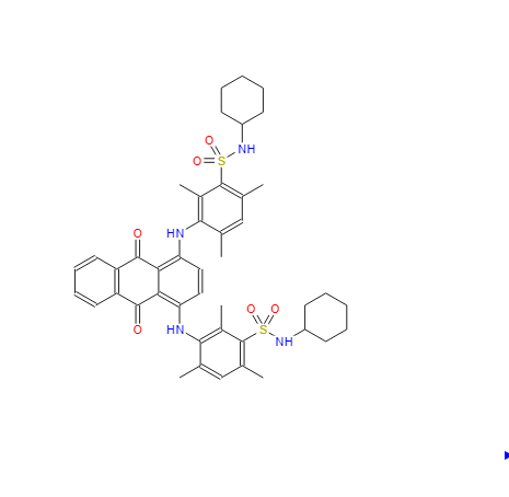 3,3'-[(9,10-二氢-9,10-二氧代-1,4-蒽二基)二亚氨基]双[N-环己基-2,4,6-三甲基]苯磺酰胺,3,3'-[(9,10-dihydro-9,10-dioxo-1,4-anthrylene)diimino]bis[N-cyclohexyl-2,4,6-trimethylbenzenesulphonamide]