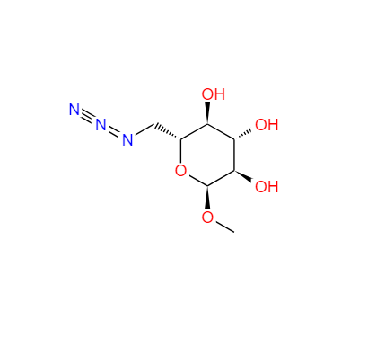 甲基-6-叠氮-6-脱氧-alpha-D-吡喃葡萄糖苷,Methyl 6-azido-6-deoxy-alpha-D-glucopyranoside