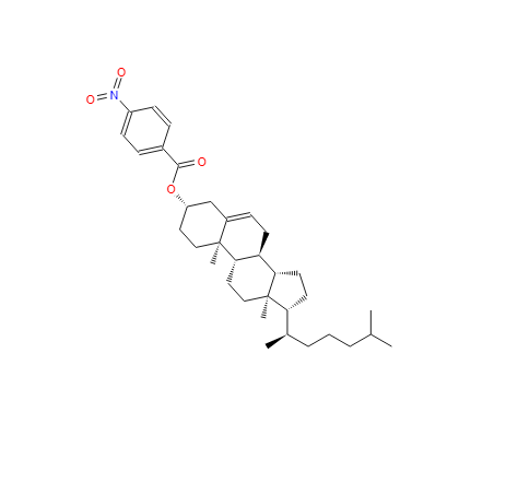 胆甾烯基 3,5-二硝基苯甲酸酯,Cholesteryl 4-nitrobenzoate