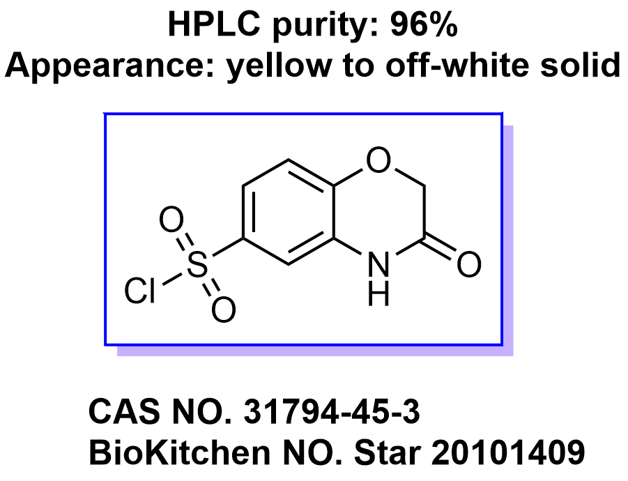 3-氧代-3,4-二氫-2H-苯并[b][1,4]惡嗪-6-磺酰氯,2H-1,4-Benzoxazine-6-sulfonyl chloride, 3,4-dihydro-3-oxo-