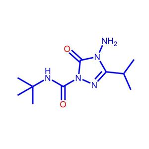 4-氨基-5-氧代-3-异丙基-N-叔丁基-1,2,4-三唑-1-甲酰胺129909-90-6
