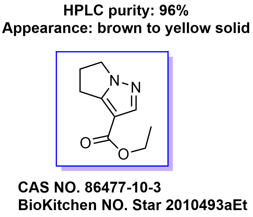 5,6-二氢-4H-吡咯并[1,2-B]吡唑-3-羧酸乙酯,4H-Pyrrolo[1,2-b]pyrazole-3-carboxylic acid, 5,6-dihydro-, ethyl ester
