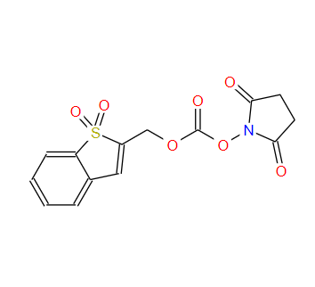 1,1-二杂苯[b]硫代苯甲基N-琥珀酸胺碳酸盐,(1,1-Dioxidobenzo[b]thiophen-2-yl)methyl (2,5-dioxopyrrolidin-1-yl) carbonate