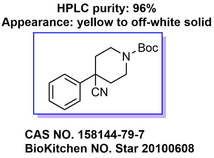 1-BOC-4-氰基-4-苯基哌啶,TERT-BUTYL 4-CYANO-4-PHENYLPIPERIDINE-1-CARBOXYLATE
