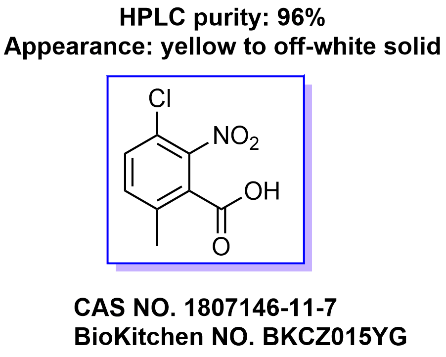 3-氯-6-甲基-2-硝基苯甲酸,3-Chloro-6-methyl-2-nitro-benzoic acid