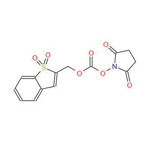 1,1-二杂苯[b]硫代苯甲基N-琥珀酸胺碳酸盐,(1,1-Dioxidobenzo[b]thiophen-2-yl)methyl (2,5-dioxopyrrolidin-1-yl) carbonate