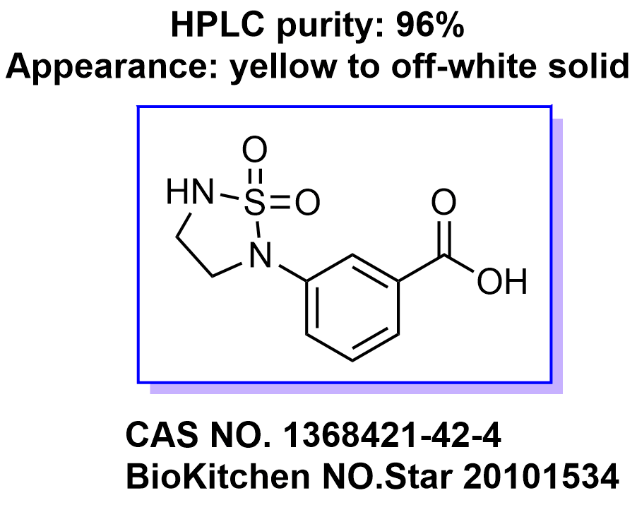 Benzoic acid, 3-(1,1-dioxido-1,2,5-thiadiazolidin-2-yl)-