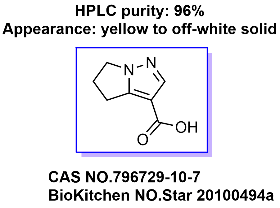 5,6-二氢-4H-吡咯并[1,2-b]吡唑-3-羧酸,4H-Pyrrolo[1,2-b]pyrazole-3-carboxylic acid, 5,6-dihydro-