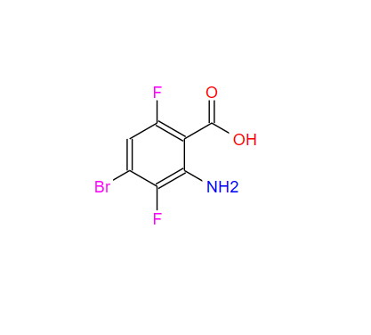 2-氨基-4-溴-3,6-二氟苯甲酸,Benzoic acid, 2-amino-4-bromo-3,6-difluoro-