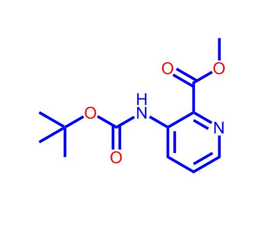 N-Boc-3-氨基吡啶-2-羧酸甲酯,Methyl3-((tert-butoxycarbonyl)amino)picolinate