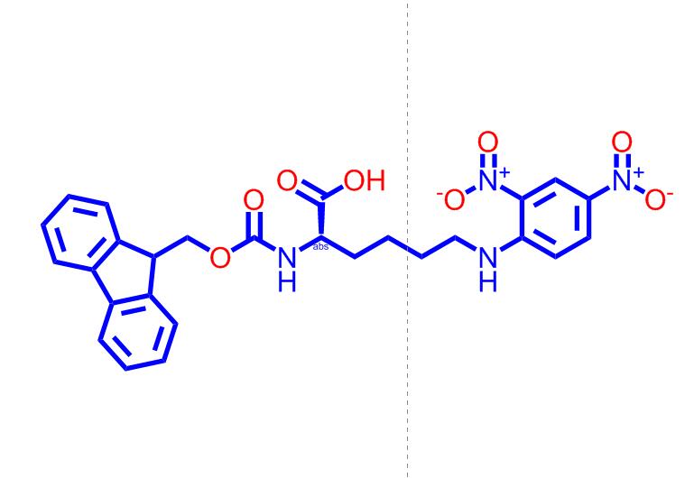 N-芴甲氧羰基-N'-2,4-二硝基苯基-L-赖氨酸,Fmoc-Lys(Dnp)-OH