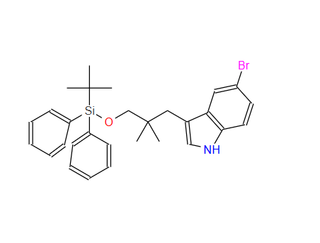 bromo-3-(3-((tert-butyldiphenylsilyl)oxy)-2,2-dimethylpropyl)-1H-indole,bromo-3-(3-((tert-butyldiphenylsilyl)oxy)-2,2-dimethylpropyl)-1H-indole