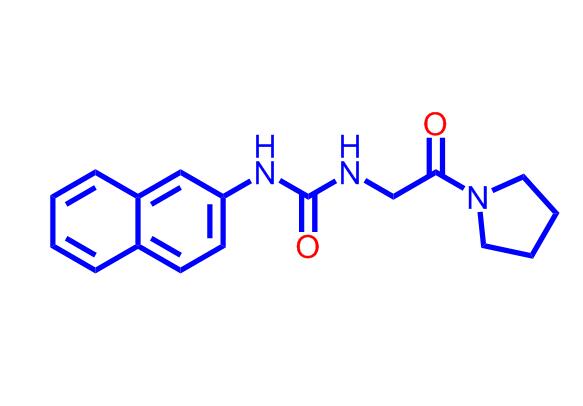 1-(萘-2-基)-3-(2-氧代-2-(吡咯烷基-1-基)乙基)脲,1-(Naphthalen-2-yl)-3-(2-oxo-2-(pyrrolidin-1-yl)ethyl)urea