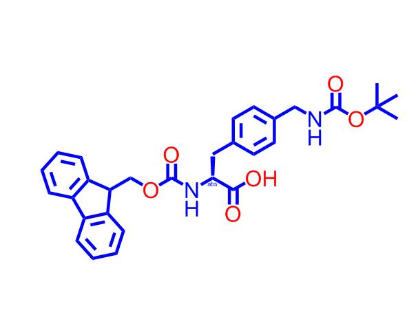 FMOC-(BOC-4-氨甲基)-D-苯丙氨,Fmoc-(Boc-4-Aminomethyl)-D-phenylalanine