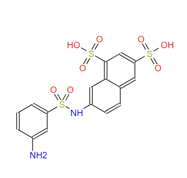 7-[[（3-氨基苯基）磺酰基]氨基]-1,3-萘二磺酸,1,3-Naphthalenedisulfonicacid, 7-[[(3-aminophenyl)sulfonyl]amino]-