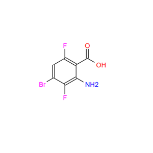 2-氨基-4-溴-3,6-二氟苯甲酸