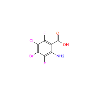 2-氨基-4-溴-5-氯-3,6-二氟苯甲酸